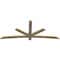 Ekena Millwork Alberta Rough Sawn Timber Gable Bracket, Douglas Fir, 84"W x 35"H x 2"D x 4"F, 10/12 Pitch GBW084X35X0204ALB00RDF - alternate 4
